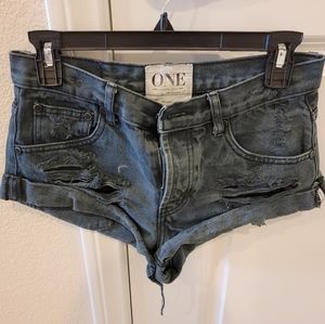 One Teaspoon gray shorts
